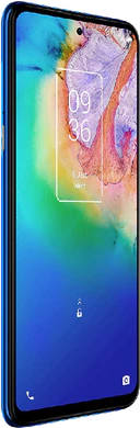 TCL 20 5G bleu couverture côté gauche