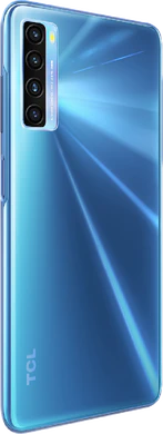 TCL 20L blå bakside høyre side