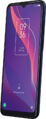 TCL 306 blå foran høyre side skrås skråstilt