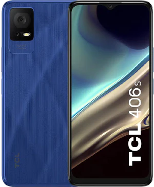 TCL 406s blauw overzicht