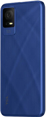 TCL 406s blauw achterkant linkerzijkant