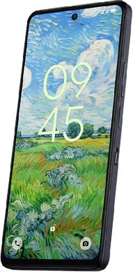 TCL 50 Pro Nxtpaper 5G grijs voorkant rechterzijkant schuin