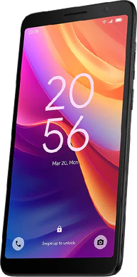 TCL 501 black front right side tilted ed