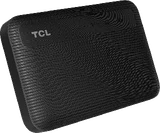 TCL Linkzone mw63 zwart voorkant linkerzijkant schuin