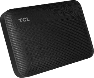 TCL Linkzone mw63 zwart voorkant linkerzijkant schuin