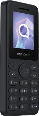 TCL onetouch 4021 grau Vorderseite linke Seite