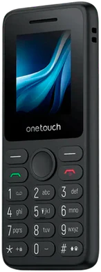 TCL onetouch 5041 4G schwarz Vorderseite rechte Seite