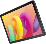 TCL Tab 10L zwart voorkant rechterzijkant schuin