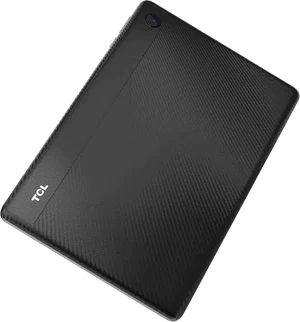 TCL Tab 10L zwart achterkant rechterzijkant schuin