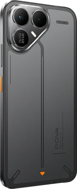 Tecno Pova 8 5G black back right side