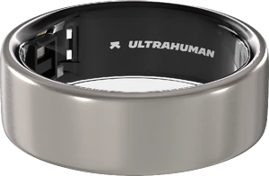 Ultrahuman Ring Air titanium vriden