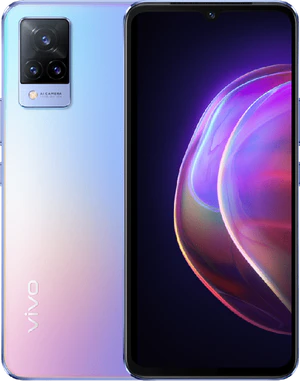 Vivo V21 5G paars overzicht