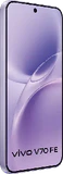 Vivo V70 FE púrpura tapa delantera lado izquierdo