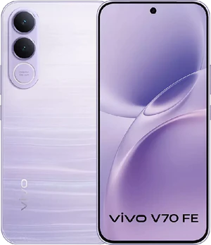 Vivo V70 FE púrpura visión general