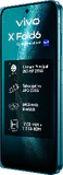 Vivo X Fold6 blue front right side closed