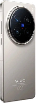 Vivo X200 Pro titanium grau Rückseite rechte Seite