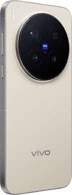 Vivo X300 Pro bruin achterkant rechterzijkant