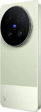 Vivo X300 Ultra groen achterkant linkerzijkant