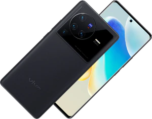Vivo X80 Pro svart Översikt snett