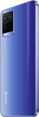 Vivo Y21 blu indietro lato sinistro