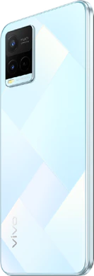 Vivo Y21 bianco indietro lato sinistro