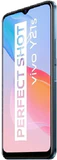 Vivo Y21s blu copertina frontale lato destro