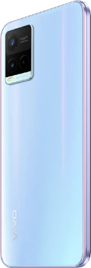 Vivo Y21s bianco indietro lato sinistro