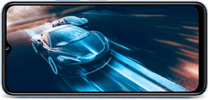 Vivo Y22s summer ciano copertina frontale ruotato