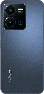 Vivo Y35 blauw achterkant
