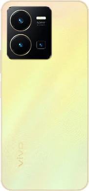 Vivo Y35 goud achterkant