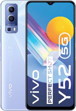 Vivo Y52 5G blue overview