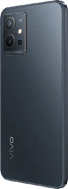 Vivo Y55 5G zwart achterkant linkerzijkant