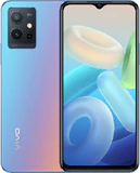 Vivo Y55 5G blauw overzicht