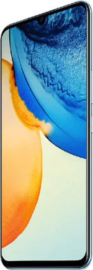 Vivo Y70 blauw voorkant rechterzijkant