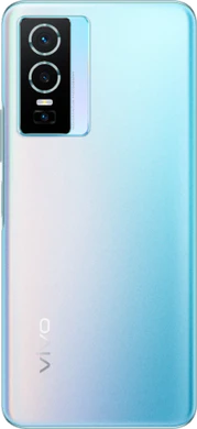 Vivo Y76 5G blauw achterkant
