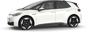 Volkswagen id3 blanco lado derecho