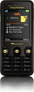 W660i front Record black