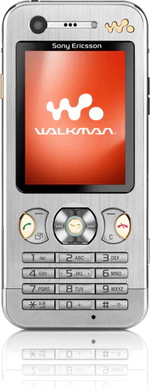 W890i tapa delantera sparkling plata