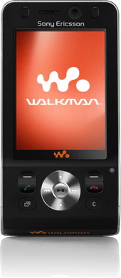 W910i voorkant gesloten Noble zwart