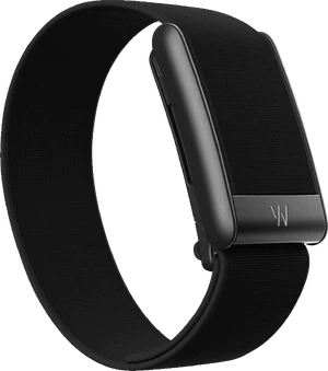 Whoop 5 coreknit jet svart front vänster sida