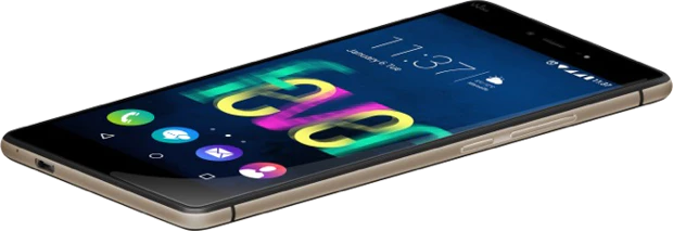 Wiko Fever 4G goud schuin