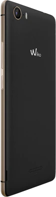 Wiko Fever 4G gold Rückseite rechte Seite