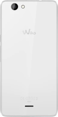 Wiko Highway hvit sølv bakside