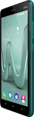 Wiko Lenny 3 verde copertina frontale lato destro