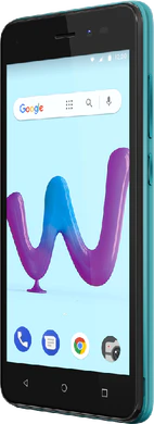 Wiko Sunny 3 front right side bleen