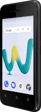 Wiko Sunny 3 Mini svart foran høyre side