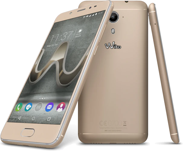 Wiko Ufeel Prime goud overzicht