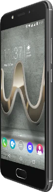 Wiko Ufeel Prime grå front højre side