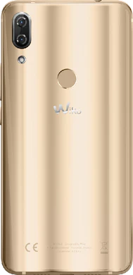 Wiko view 2 pro goud achterkant