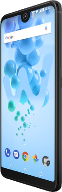 Wiko view 2 pro grijs voorkant rechterzijkant